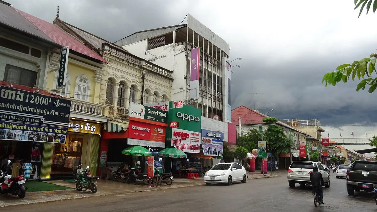 Heritage streetscape in Battambang