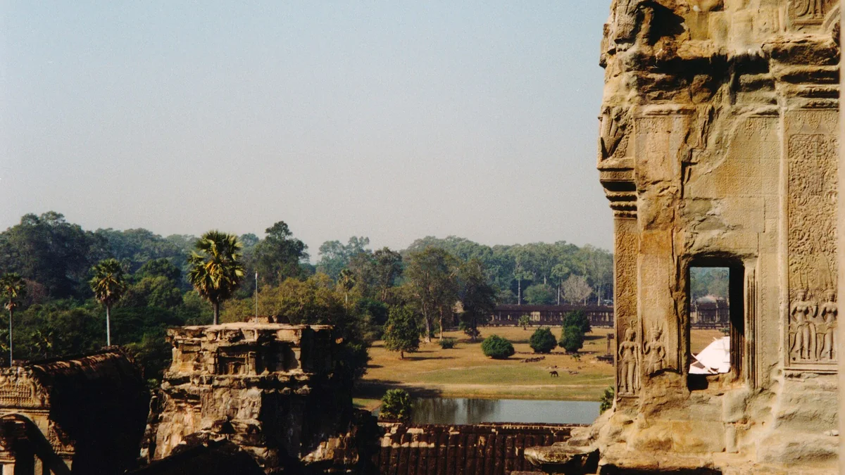 Authentic Cambodia travel photograph: Angkor Wat area, Siem Reap, Cambodia, January 2001 10.jpg